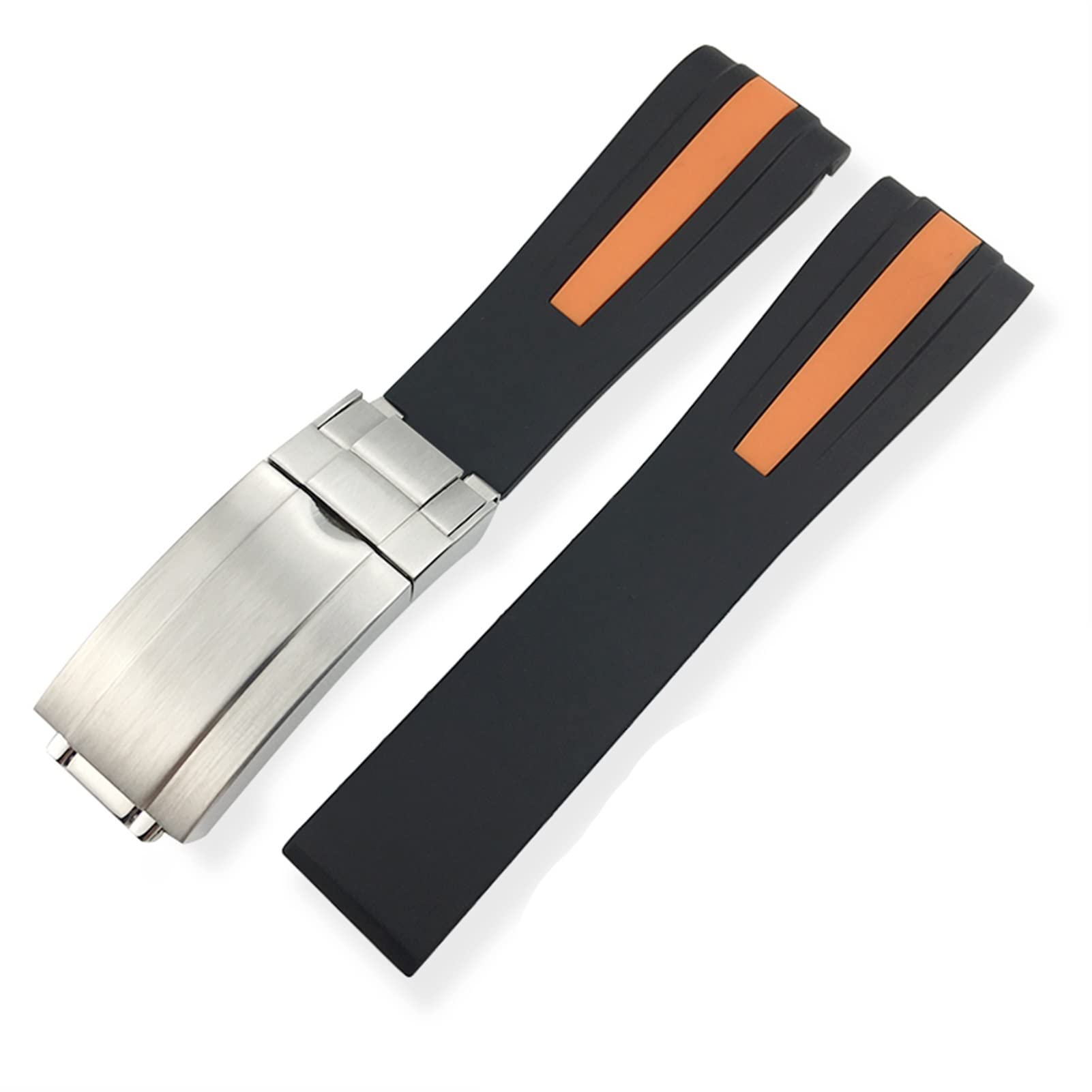 Bracelet montre 21mm silicone premium pour IWC Big Spitfire agate - 8