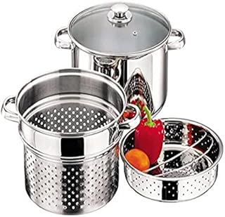Zodiac QTST-8 Steamer/Pasta 26 cm (Pack of 3)