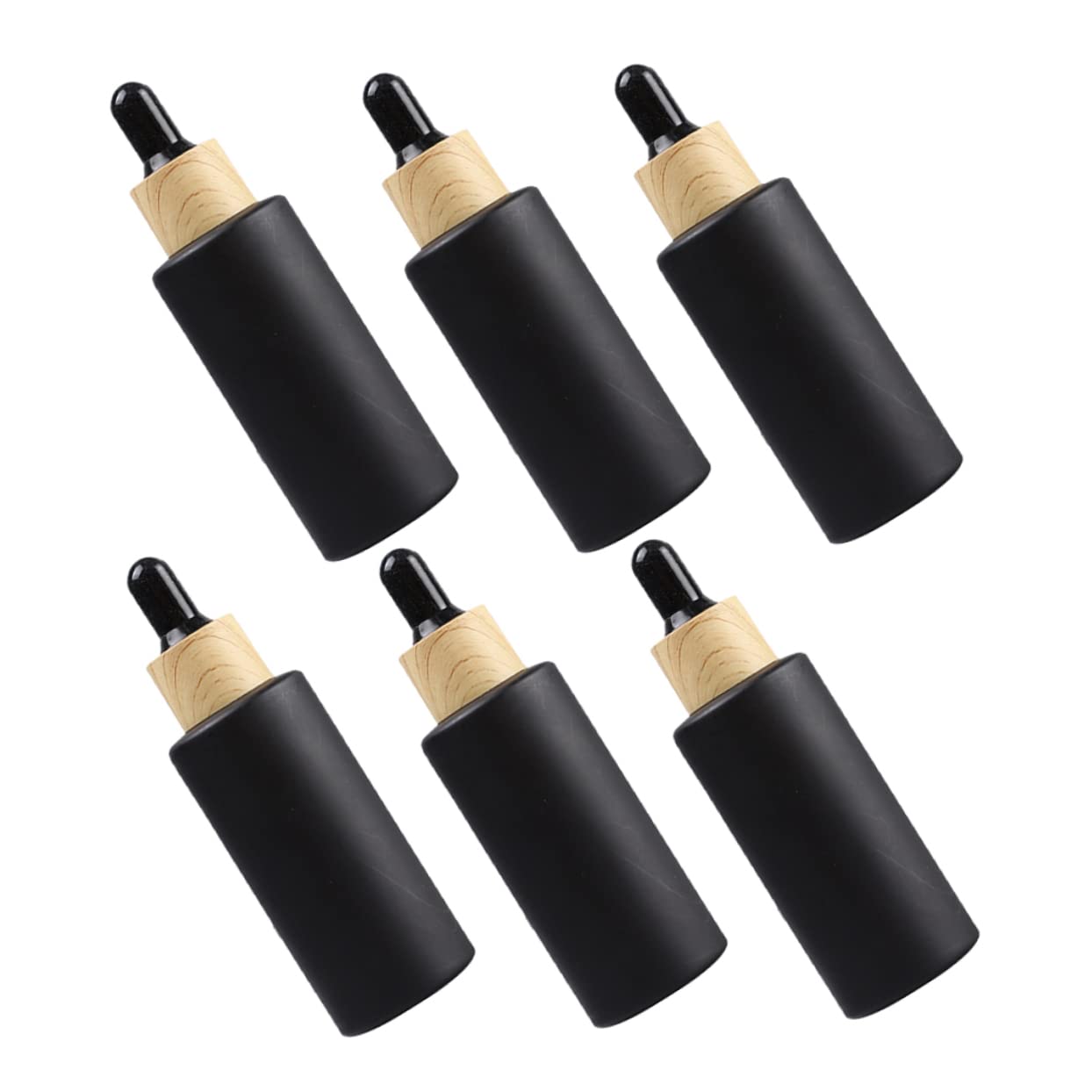 3 Juegos De Frascos Cuentagotas De Vidrio De Viaje De 50 Ml Rellenables para Aceites Esenciales (6 Unidades X 3)