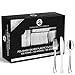 Stately Elegance Designs 300 Piece Silver Plastic Silverware Set - Includes Forks, Knives and Spoons - Silver Cutlery - Heavy Duty Durable Disposable Flatware Set