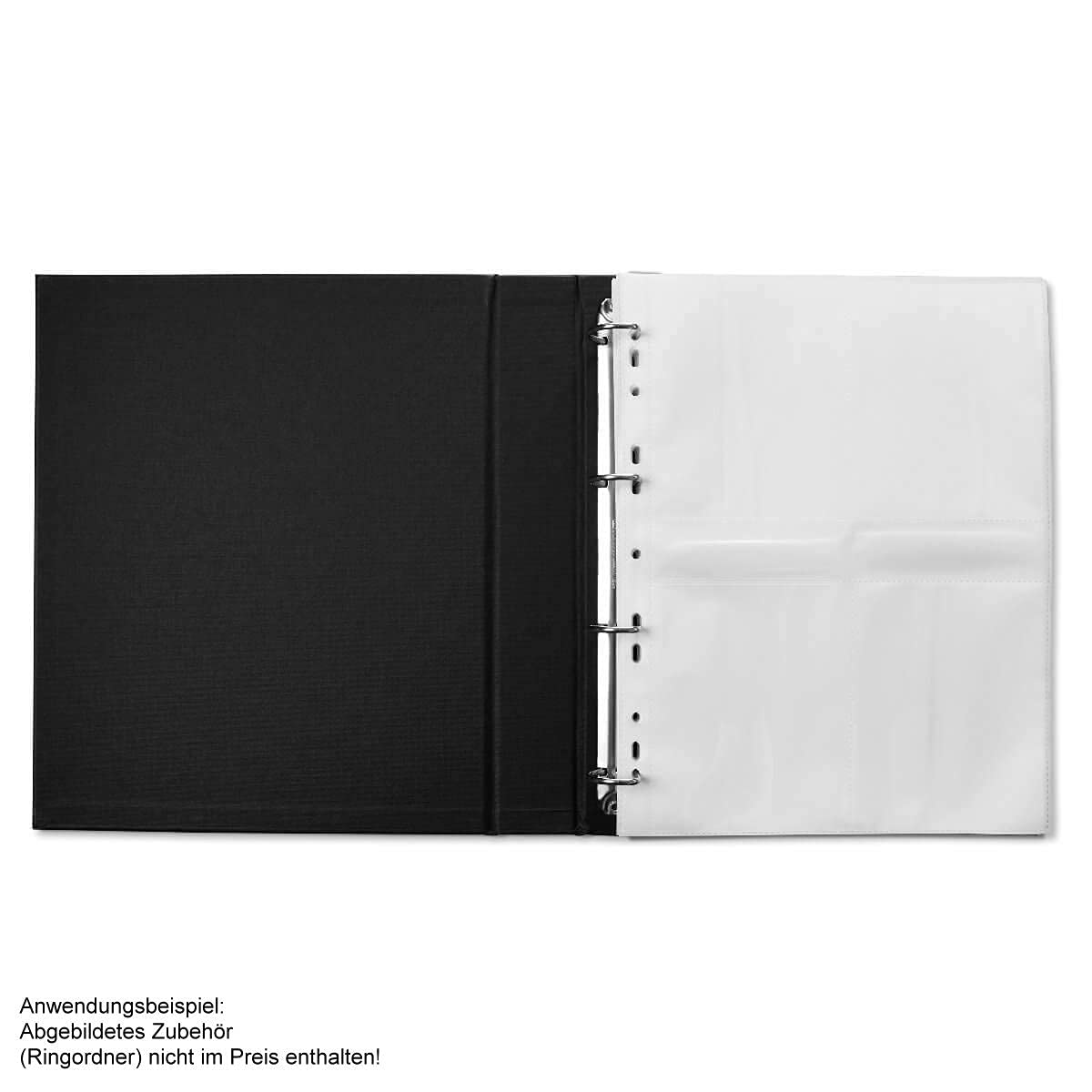 mashpaper Fotohüllen weiß 300 Stück 9x13cm Hochformat für 2x4 Fotos 75604