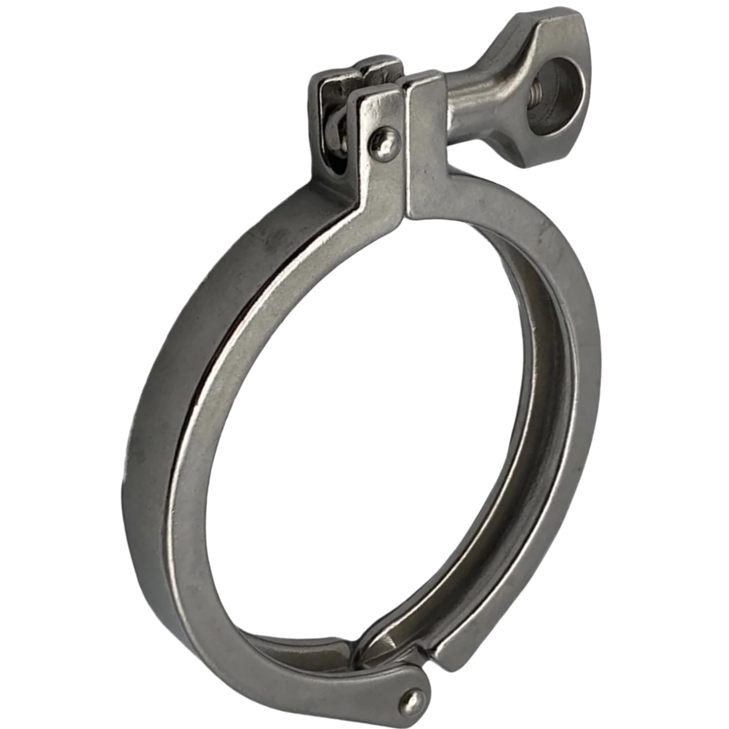 Jjurqbsxc One Color 10" Heavy Duty Stainless Steel Tri Clamp With Wing Nut - Sanitary Tube Fittings For Secure Connections(4.5In)