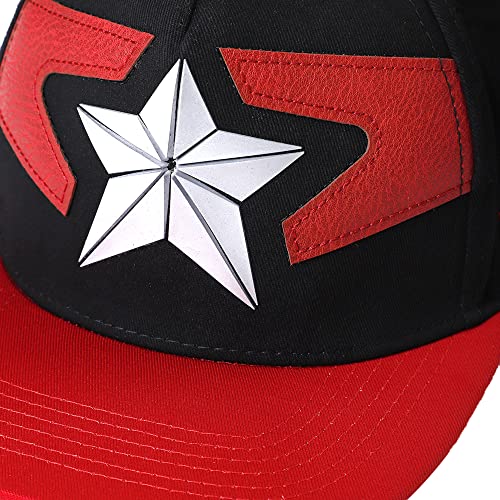 Image of Free Authority Captain America Printed Regular Fit Navy Blue Cotton Men Hoodie Sweatshirt