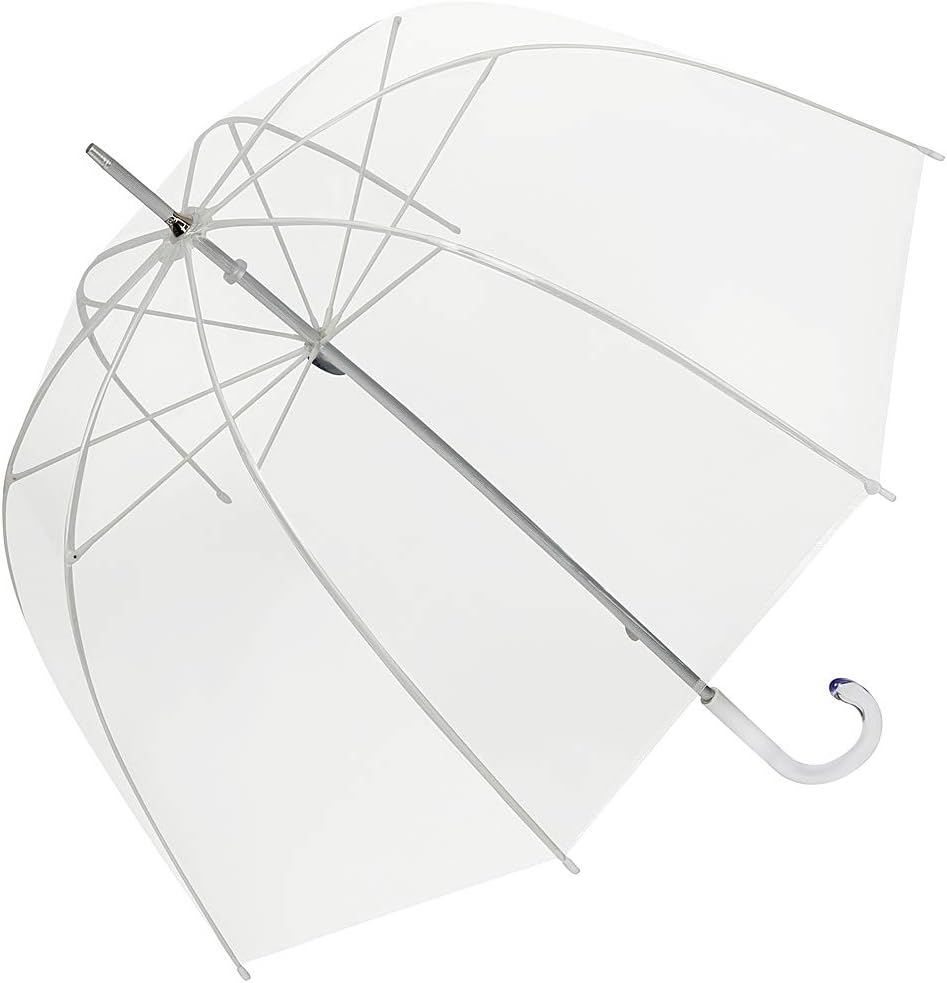 VON LILIENFELD® Umbrella Transparent Clear Bell-Shape Women Men Melina Clear