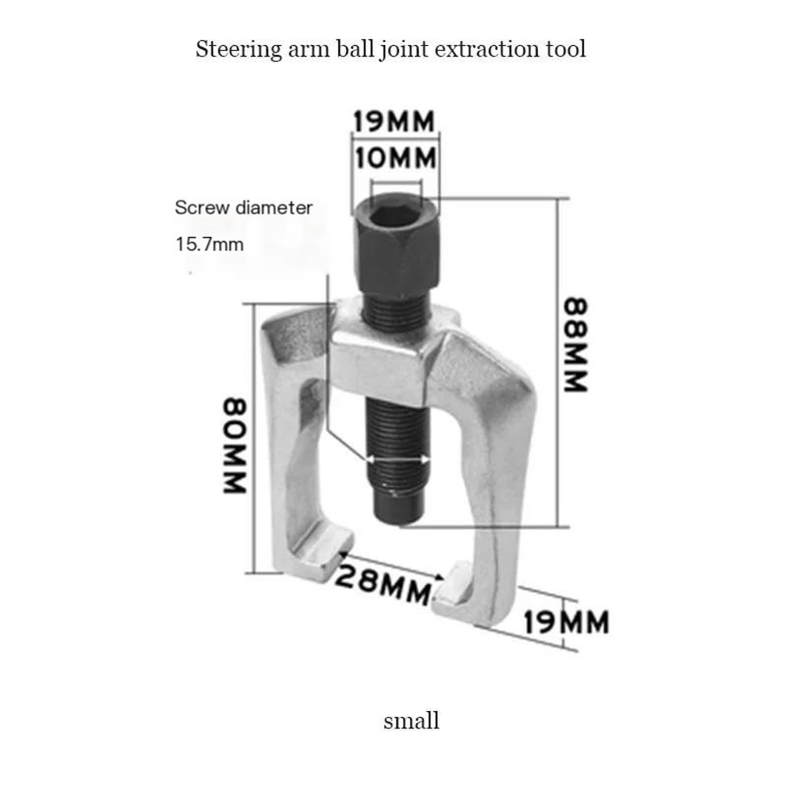 Sway Bar Przegub Kulowy Zestaw Wielofunkcyjne narzędzie do zdejmowania głowicy kulowej, ściągacz głowicy kulowej dolnego wahacza, ściągacz głowicy kulowej drążka kierowniczego(5)