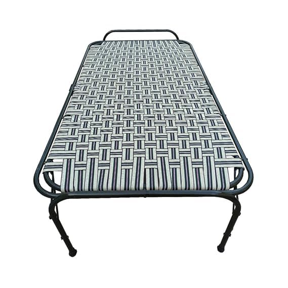 Portable Metal Iron Folding Bed Folding palang (Double Pipe