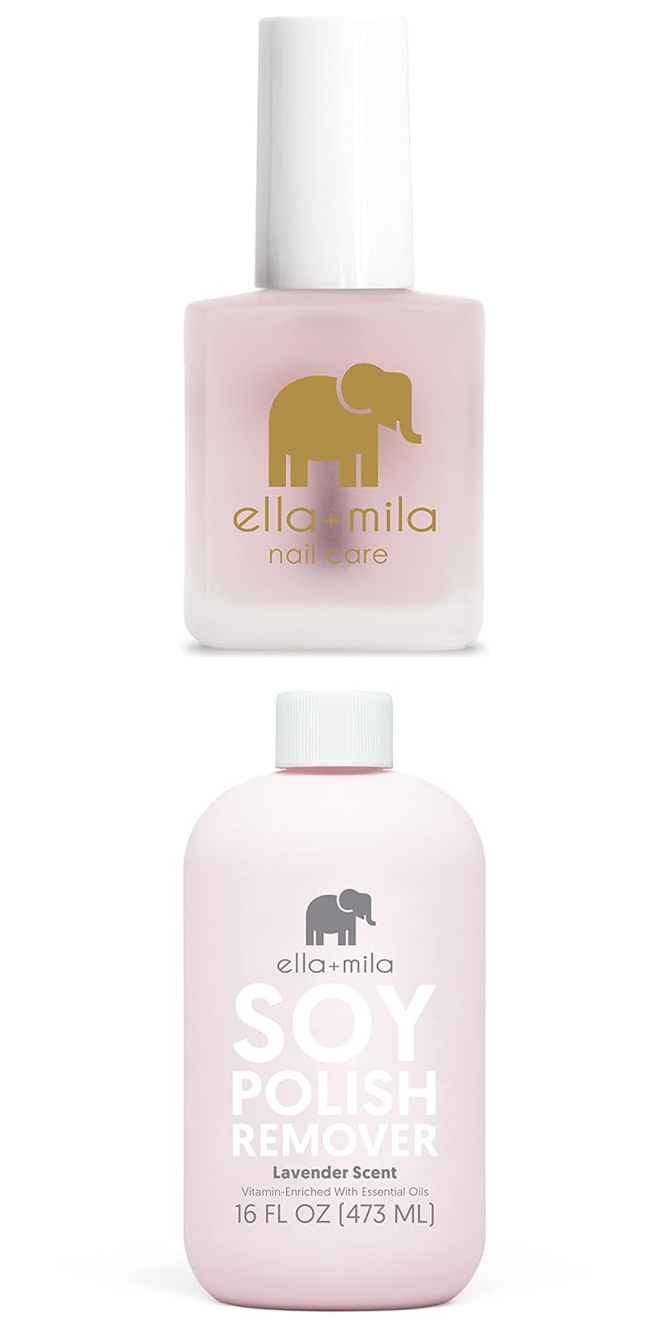 ella+mila "First Aid Kiss" & Soy Nail Polish Remover" : Beauty & Personal Care