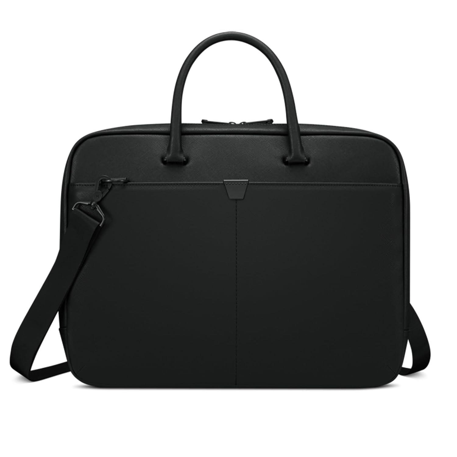 Lenovo 15 6-inch Laptop Bag T200 - Water Resistant Leather Messenger Bag with Padded Device Compartment Multi Compartment