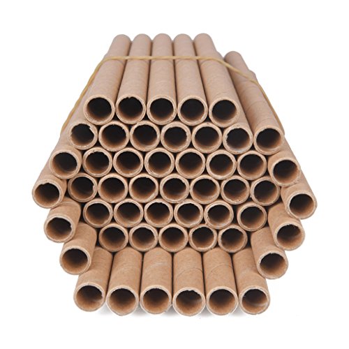 Brosan Mason Bee Nest Tubes Refill Replacement Variety (1, 50 Kraft Tubes Only)