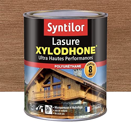 Syntilor - Lasure Xylodhone® Ultra Hautes Performances 8 Ans Chêne Moyen Satiné 1L