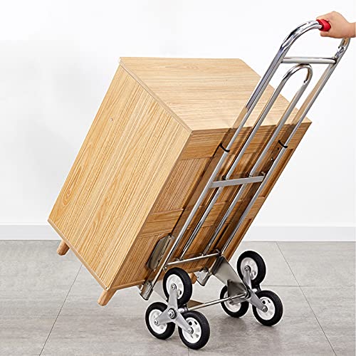 Carretilla plegable de acero inoxidable 100kg capacidad miniatura 6