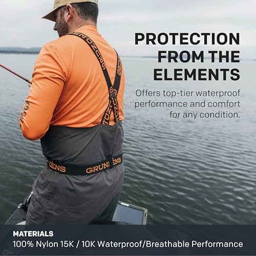Grundens Transmit x Bib - Fishing Bib for Men, Wind and Weather Resistant Waders, Stain Resistant, Medium Duty, Breathable3