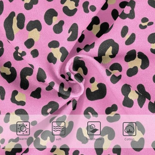 Bright Girls Underwear Toddler 2t Cotton Girl Panties Cute Black Tan Leopard Spots Pink Briefs Underpants3