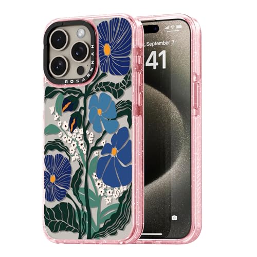 Coque de téléphone iPhone 15 Pro antichoc motif floral passiflora amusant