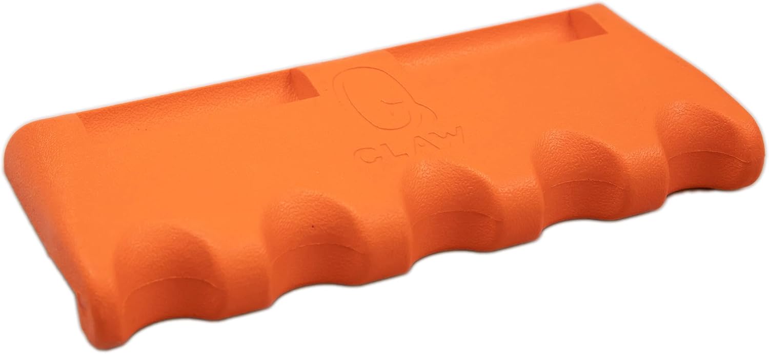 QCLAW Portable Pool/Billiards Cue Holder/Coin Slot - 5 Place - Orange