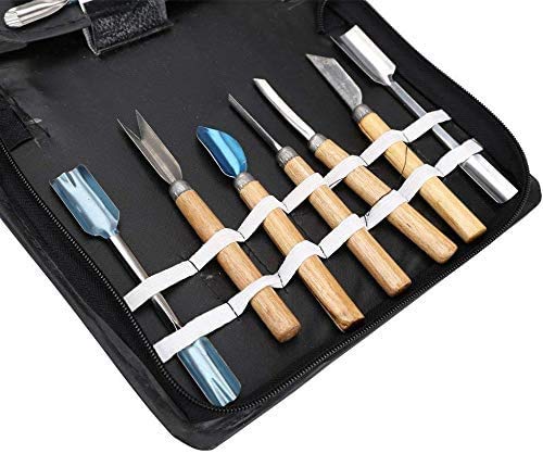 Eoocvt DIAOKE46 Culinary Carving Tool Set Fruit Vegetable Food Garnishing Cutting Slicing Peeling Culinary Garnish Tools Kit thumb #2