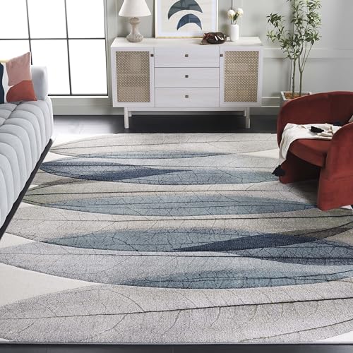 SAFAVIEH Hollywood 9x12 Ivory & Blue Area Rug