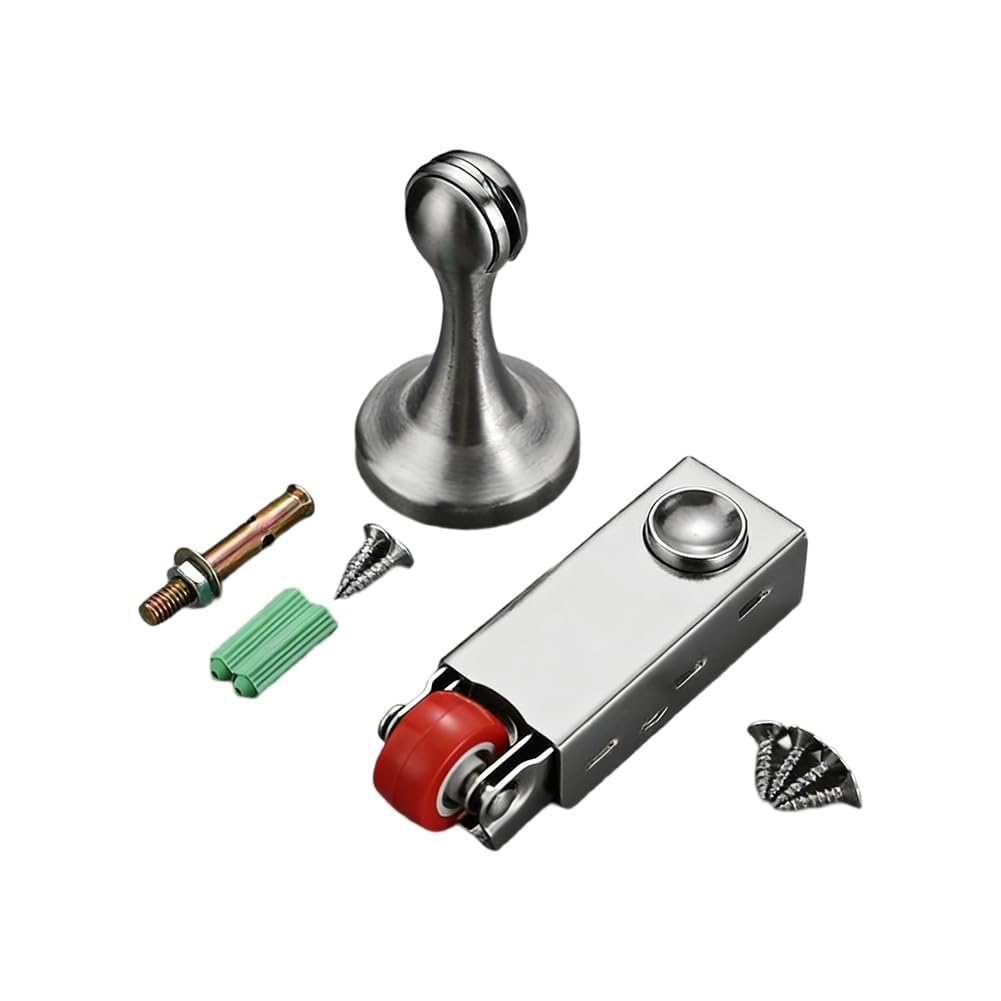 Jnchdghwa Silent Anti-Wear Door Bottom Roller - Load-Bearing Furniture Caster with Anti-Sagging Design