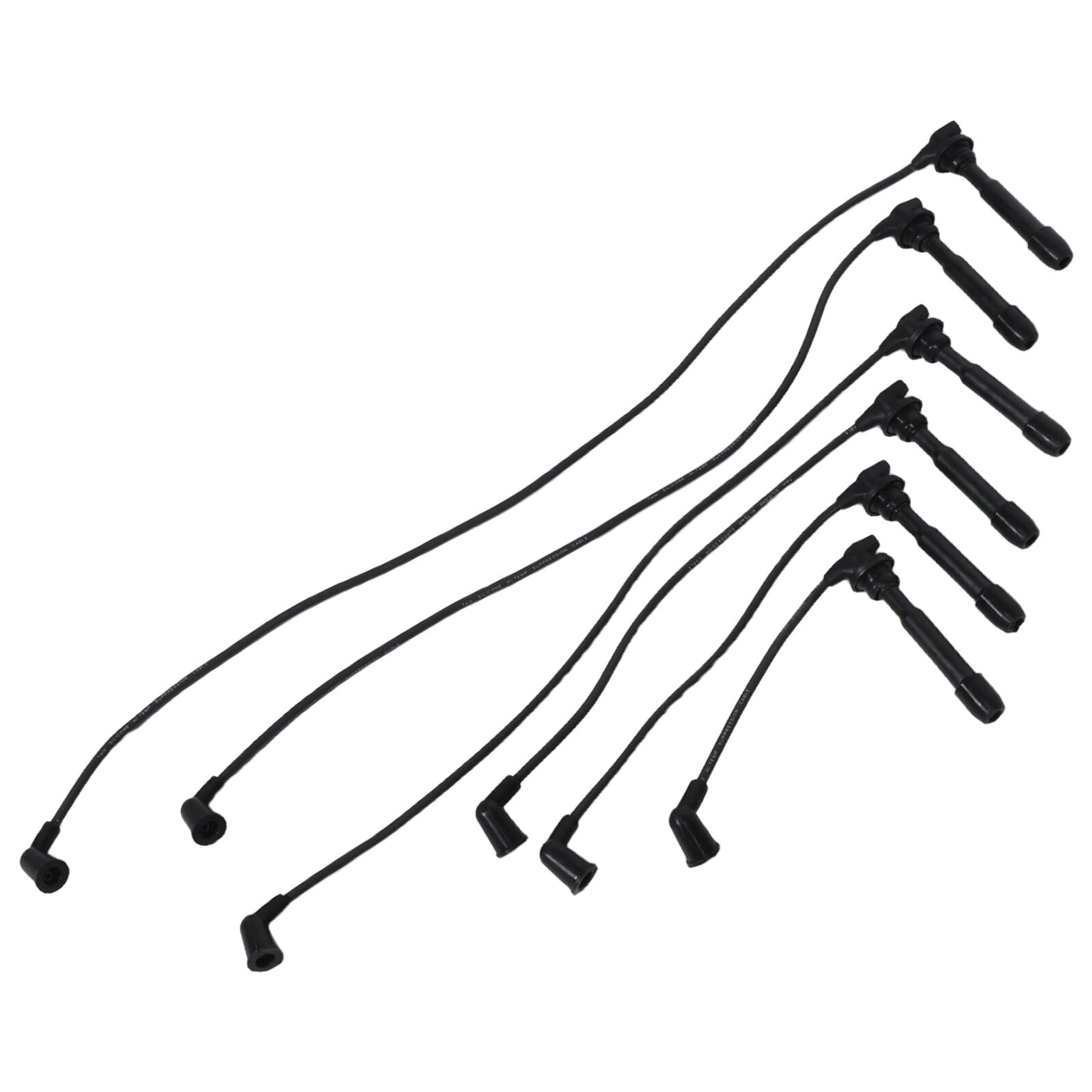 6 Juegos De Conectores De Cables De Bujía Kit De Cables De Bujía De Encendido De Bobina De Encendido Conector De Tapa