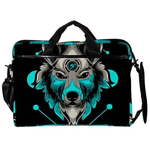 Funda tipo bolso bandolera para portátil de 14 y 15.4 pulgadas modelo Wolf Head
