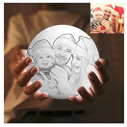lámpara led luna personalizada,luna lampara,lampara luna personalizada,lampara luna,aesthetic room decor,lampara de luna,Regalo Cumpleaños y Navidad,regalos originales para mujer (2 Farbe,3.9in/10cm) Cover