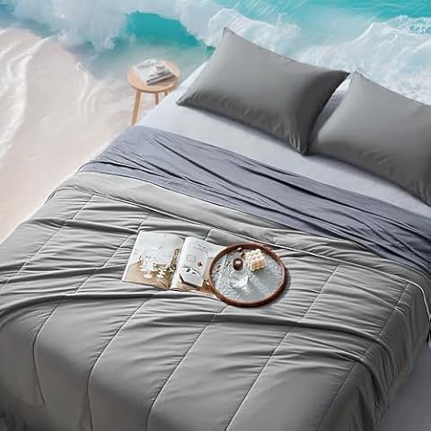 SLEEP ZONE Nanotex Cooling Comforter Set Cover