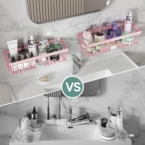 image for Veken Rustproof & Waterproof Shower Caddy 6-Pack, No Drilling Adhesive