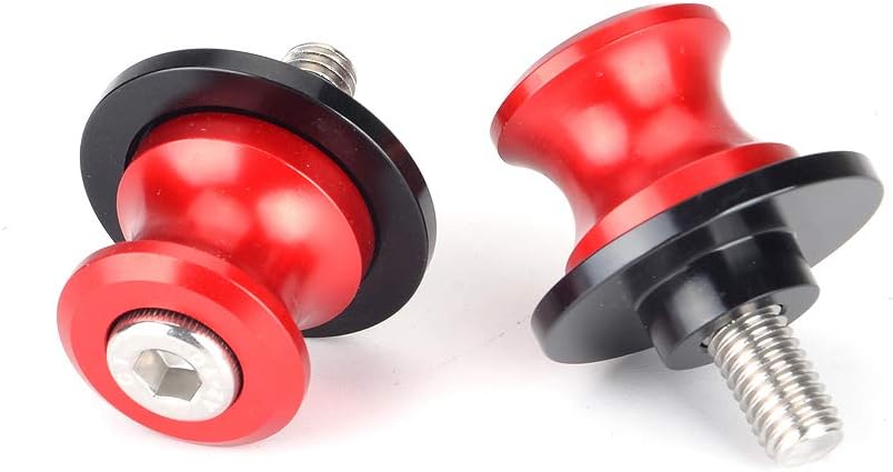 Goldfire 2pcs 8MM M8 X1.5 Motorcycle Swing arm Sliders Spools CNC Swing Arm Stand Screw for Kawasaki Z650 Z800 Z900 Z1000 (Orange) : Automotive