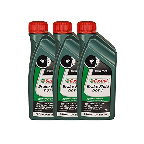 Olio Freni auto Castrol Brake Fluid Dot4 Confezione 3x1 lt