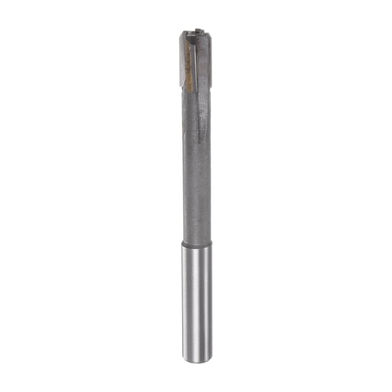 sourcing map Chucking Reamer 10mm H7 C1/K30 Carbide Tip Precision Straight Flutes Round Shank Lathe Machine Milling Cutter