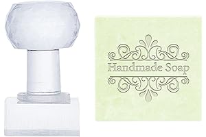 PH PandaHall Flower Acrylic Stamp Seal Soap Embossing Stamp
