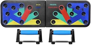 Prancha Para Flexão De Braço Triceps Peito Costas Dobrável Apoio Musculação Fitness 9 em 1 Treino Livre