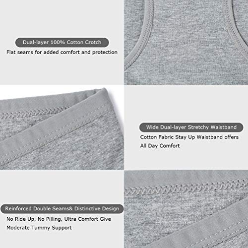 Image of UMMISS Womens Underwear,Cotton High Waist Underwear for Women Full Coverage Soft Comfortable Briefs Panty Multipack