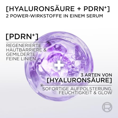 L'Oréal Paris Aufpolsterndes Serum [Hyaluronsäure & veganes PDRN+] 30 ml – Ansicht 6