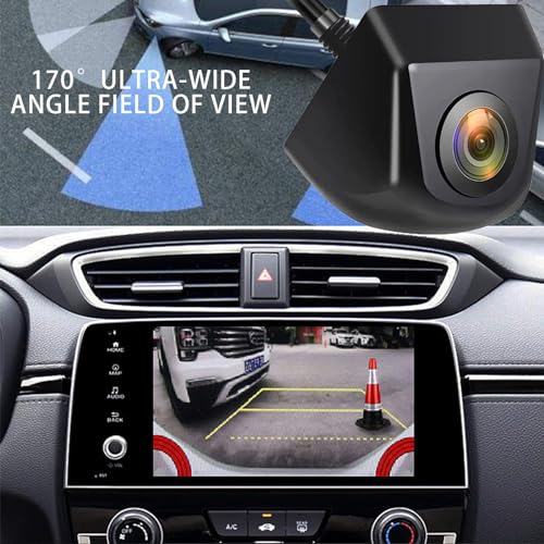 Image of 1 PC Rear View Backup Camera, Waterproof Night Vision Recorder, 170 Degrees Image Imaging Equipment, Automotive Blind Spot Monitor, Universal for Most Vehicles (Black), LEESXT1000BL-1PC