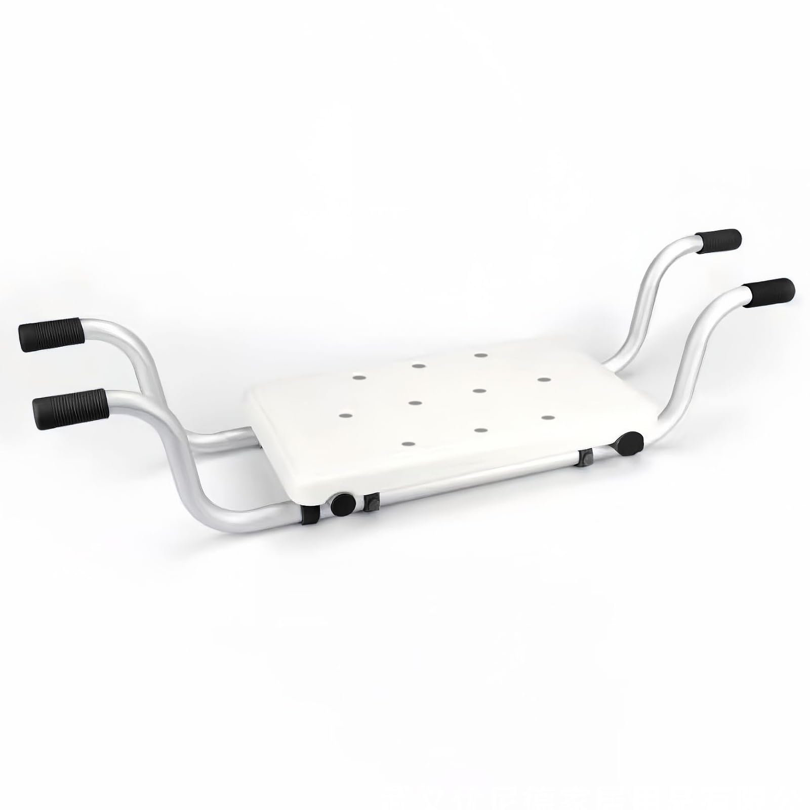 Stołek prysznicowy 3 w 1, OJTOJT wysuwane siedzisko do wanny 72-82 cm krzesło prysznicowe obciążenie 150 kg Aluminiowe wiszące siedzisko wanna dla osób starszych