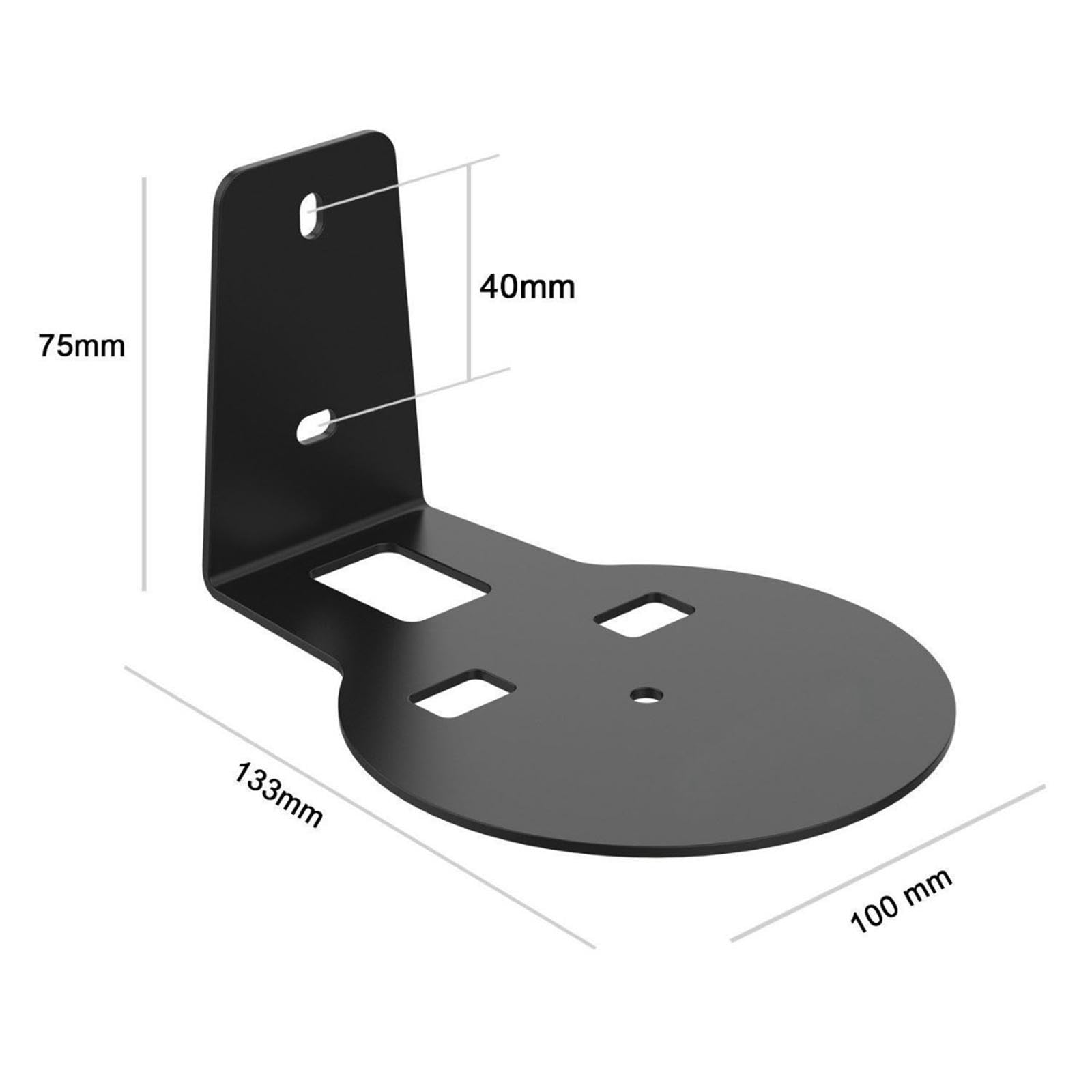 Soporte de Pared para Altavoz de 2 Piezas, Compacto, Resistente Y Robusto.