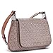 Calvin Klein Charlie Flap Crossbody, Almond/Taupe/Caramel