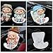 Doll car seat Compatible with Labubu, Vent Clip for 10-17cm Blind Box Toys, Secure Doll Seat with Adjustable Safety Strap & Airflow-Friendly Design, Car Decor (Doll Not Included)（White）