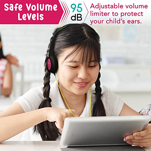 Image of Maxell 195004 Action Kids Headphone with Microphone Black