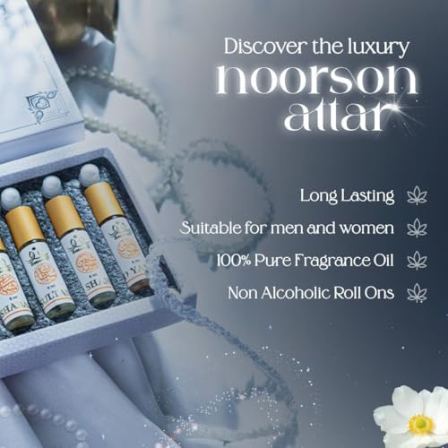 Image of Premium Classic Attar Combo Pack of 10 (6ml Each) - Long Lasting Alcohol-Free Perfume Oils | Luxury Roll-On Fragrance Set for Men & Women | Natural Arabian Ittar Collection | Daily Wear & Gift Purpose Attar Kit