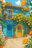 Puzzle 1500 Piezas Adultos, Flores Dibujos Animados Puzzles Adultos, Ejercitar la Lógica y la Concentraciòn Juegos Educativo, Rompecabezas 1500 Piezas 87x57 cm