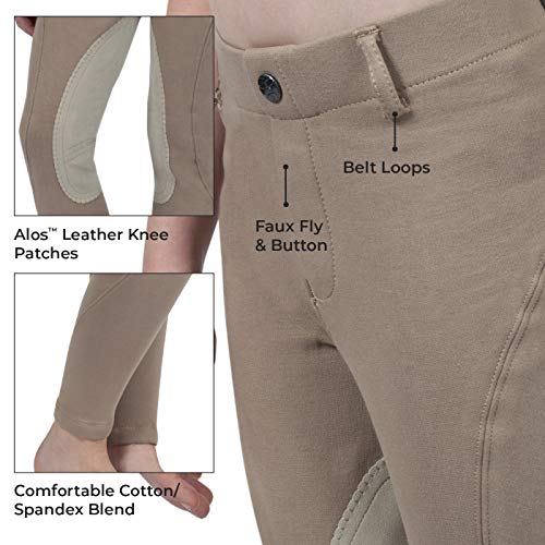 image for ELATION Kids Riding Breeches Girls & Boys Red Label – Classic Duff B