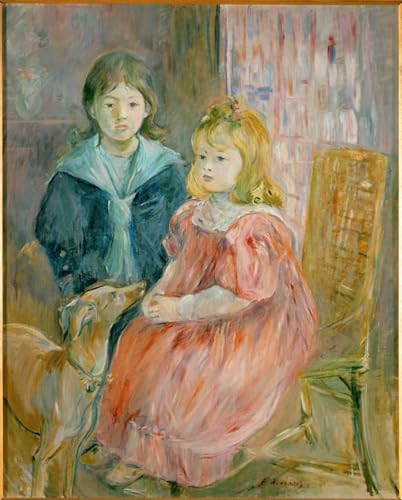 Impression d'affiches Les Enfants de Gabriel de Berthe Morisot affiche toile decoration murale