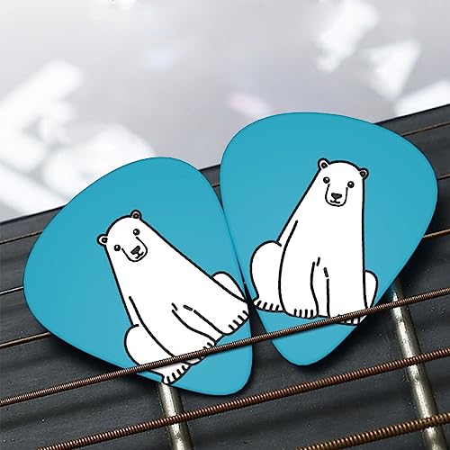 Polar Bear Lot de 12 médiators tendance et durables dans une boîte pour ukulélé guitare électrique basse - Les Beatles, Paul McCartney, John Lennon, RIngo Starr, George Harrison Polar Bear Lot de 12 médiators tendance et durables dans une boîte pour ukulélé guitare électrique basse – Image 8