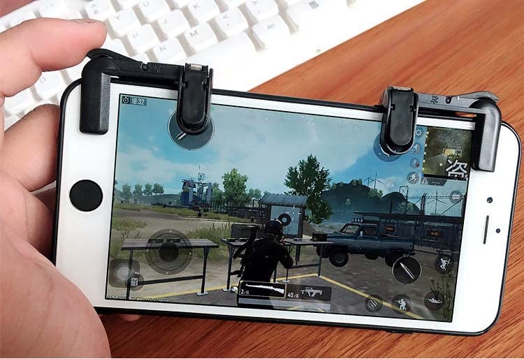 Joystick avec Gachettes pour XIAOMI Mi 11 Ultra Smartphone Jeux Video Manette Ventouse Precision Universel