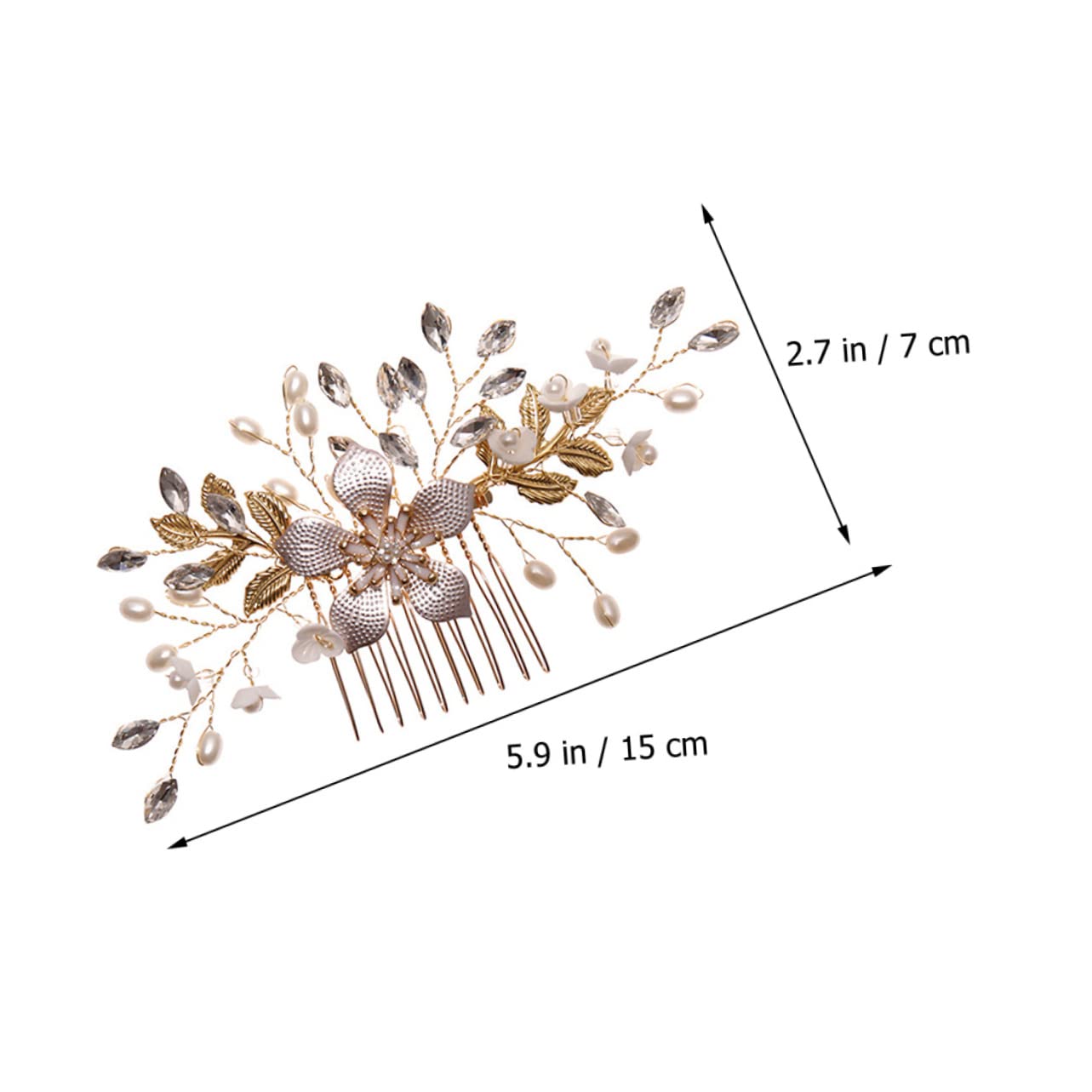 ABOOFAN 5pezzi Pettine Decorativo Per Accessorio Per Acconciature Nuziali Headdress Per Matrimonio e Speciali Indossare