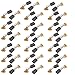 Aexit 20 Pairs Mounts & Accessories Electric Drill Motor Tool Carbon Brush 5 x 11 x 15mm Accessories Brass Tone