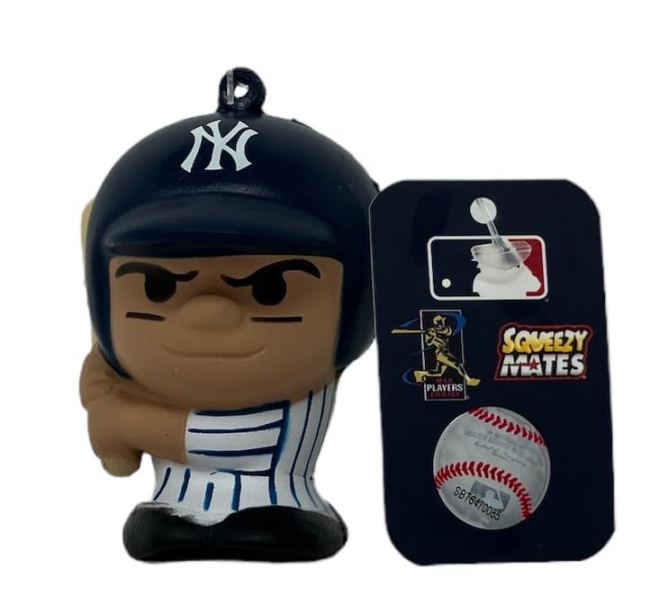 Party Animal MLB Squeezymates New York Yankees Judge Squeezy Figurine, Team Colors, 2 1/2