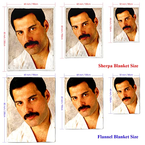 Coperte di flanella copriletto queen freddy stampa...